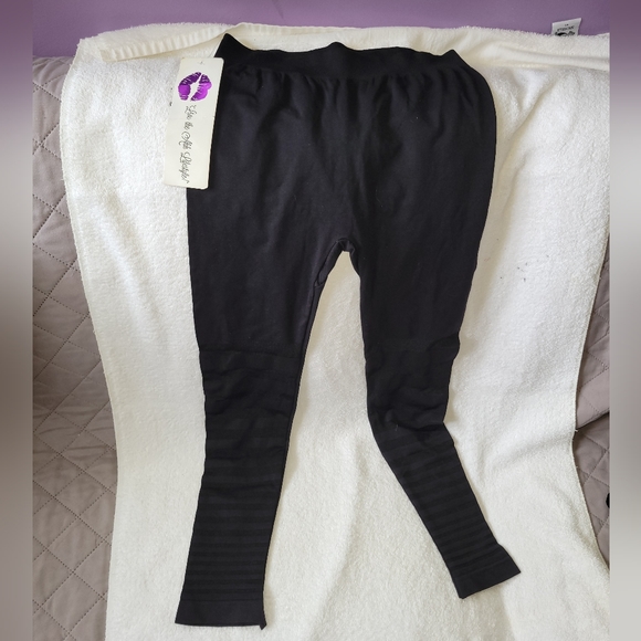 Rhonda shear mixed media footless tights - Picture 5 of 5